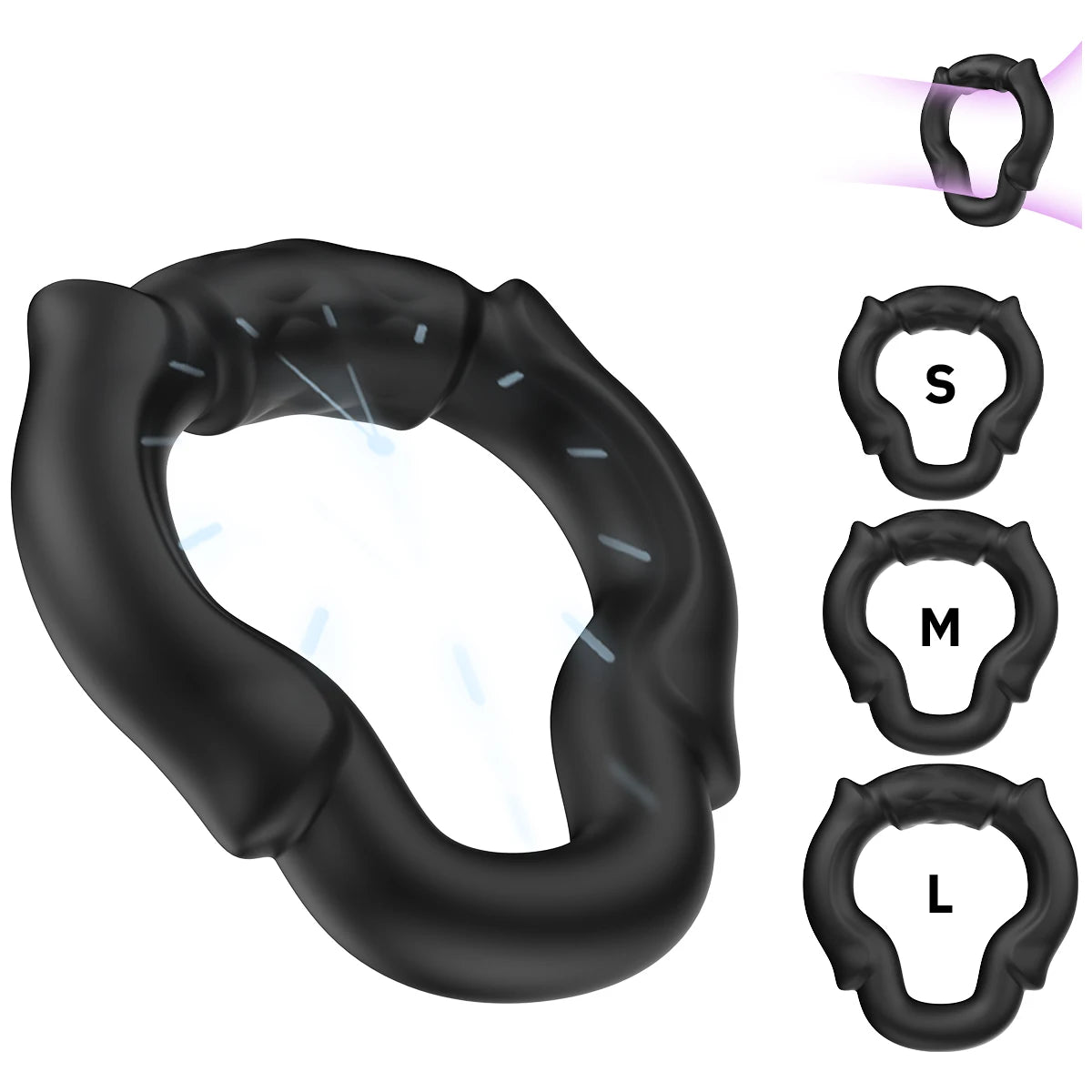3-Piece Silicone Performance Ring Set