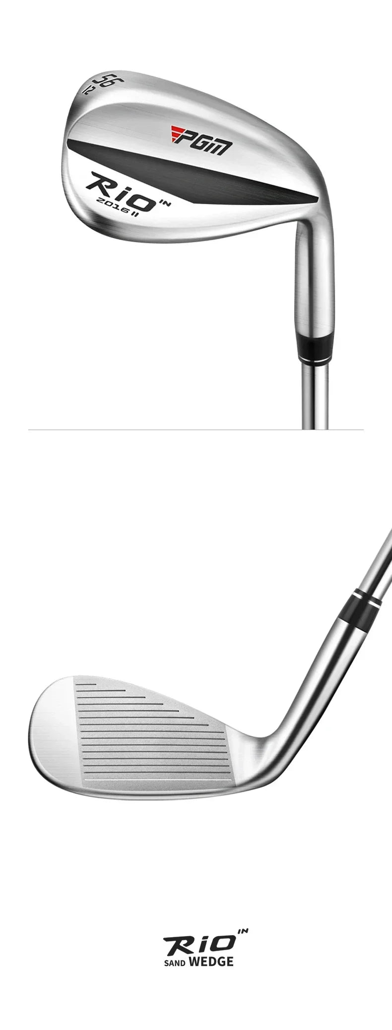 Men Women Golf Clubs Sand Wedges 52/56/60 Degrees Silver Stainless Steel Rod Head Club SG010