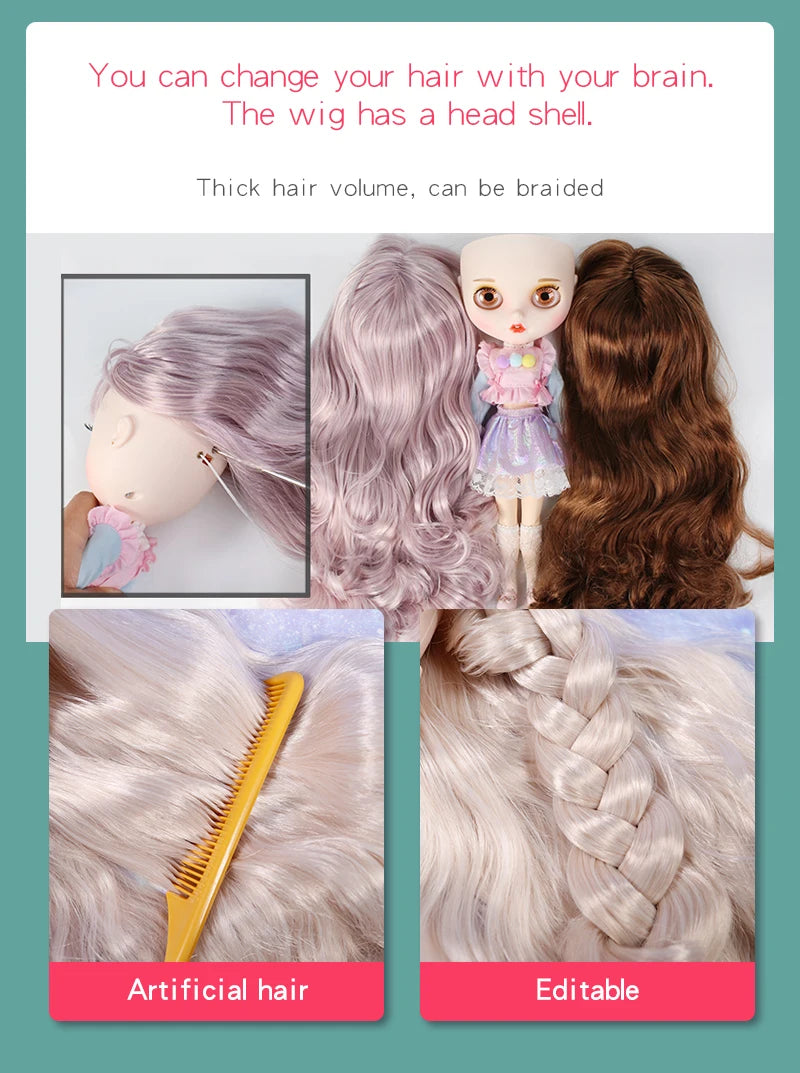 ICY DBS Blyth doll 1/6 Anime Doll joint body white Skin glossy face Special Combo with clothes, shoes and hands 30cm BJD TOY