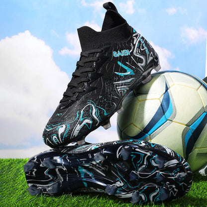 Professional Breathable Football Shoes FG Long Nail Sports Shoes, Wear-Resistant and Anti Slip, Are Essential for Fans