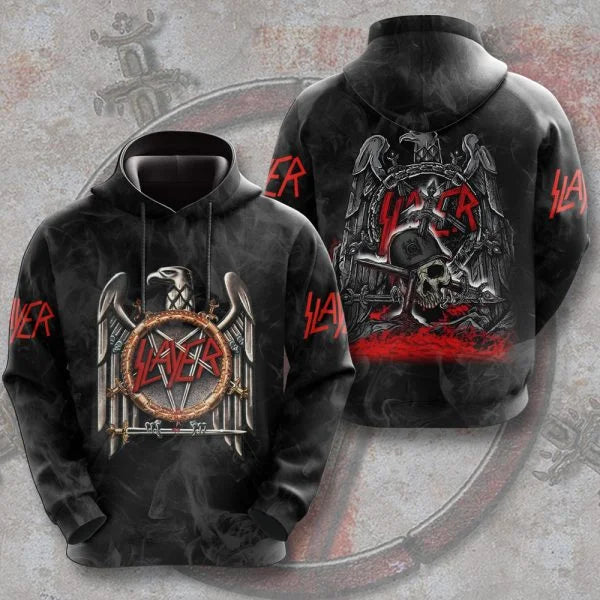 3D Rock Graphic Streetwear Hoodie