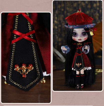 ICY DBS Blyth 1/6 Doll Hand drawn Set Zombie Set Long Eyelash Sleeping Eye Doll Set SD