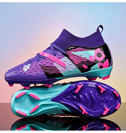 Men's High-Ankle FG/TF Soccer Cleats – Football Boots
