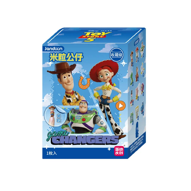 Jandoon Toy Story Blind Box woody jessie buzz light year bullseye forky rex snappy Toys Doll Cute Grain Figurine Toy Gift