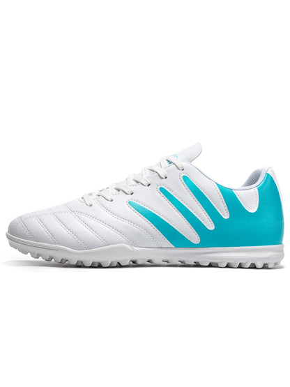 Breathable TF Turf Soccer Cleats Non-Slip Wear-Resistant Strong Grip Ankle Support Stable Lightweight Flexible