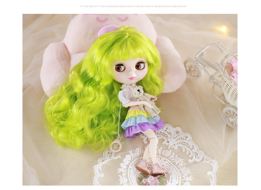 ICY DBS Blyth doll bjd joint body white skin cute birthday costume 1/6 toy 30cm girl gift anime SD