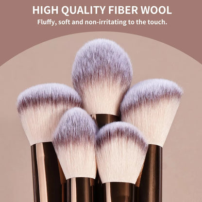 13-Piece Face & Eye Makeup Brush Set