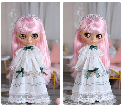 ICY DBS Blyth doll bjd joint body Tan Skin Cute Dress Clothing 1/6 30cm Girl Gift Anime SD
