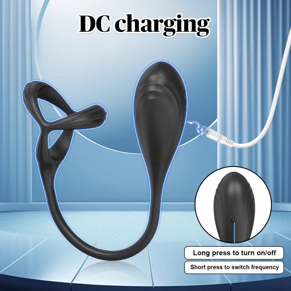 App-Controlled Prostate Massager with Ring