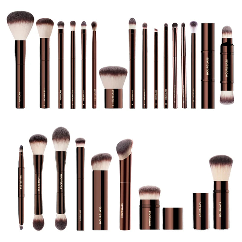 Complete Face & Eye Makeup Brush Set