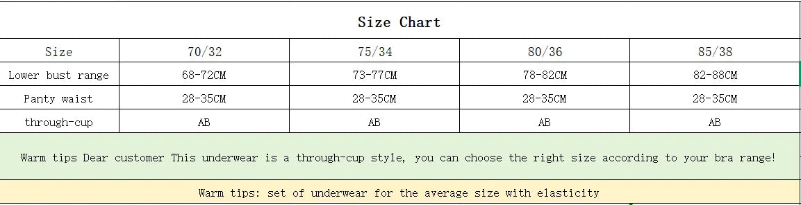 Women's Lace Bow Underwire Bra Set
