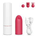 Lipstick Bullet Vibrator Adult Sex Toys with 10 Vibration, Portable Discreet Vibrators Clitoral Massager Rose Toys Women Couples