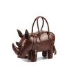Women's Rhino-Shaped Faux Leather Shoulder Bag – All-Season Novelty Handbag, 5 Colors