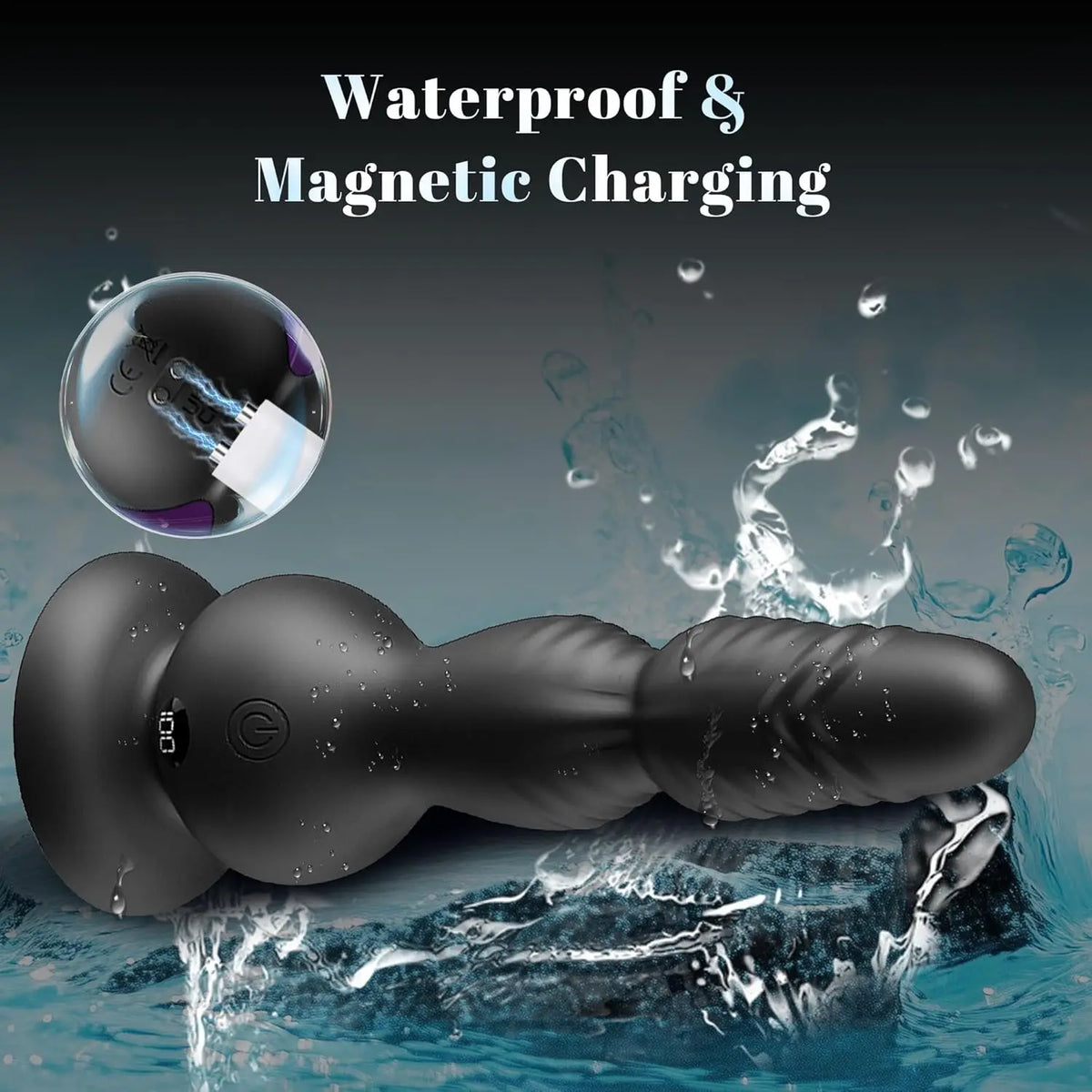 Remote-Control Rotating Anal Massager