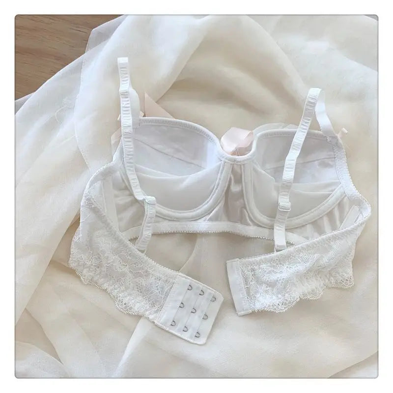 Women's Ruffle Mesh Wireless Bra
