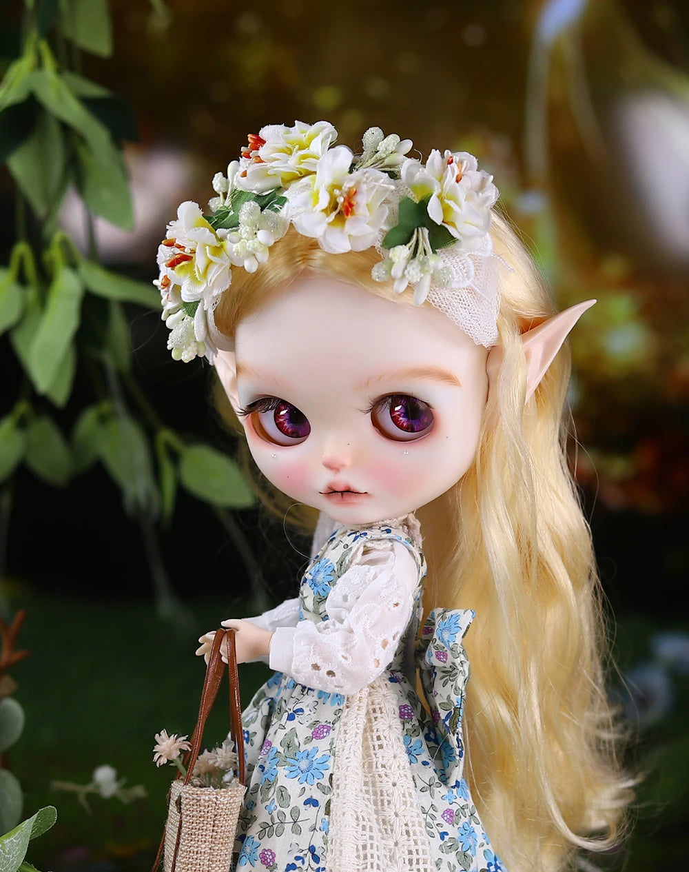 ICY DBS Blyth 1/6 Doll Hand Painted Set Forest Fairytale Frosted Face Doll SD BJD