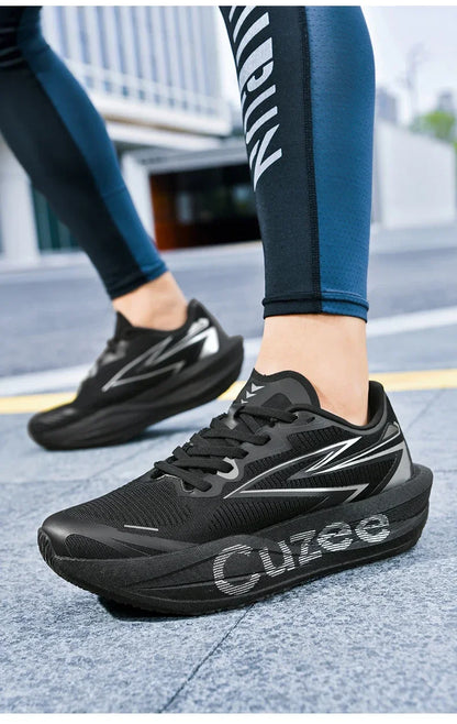 Men's Running Shoes Outdoor Sneakers Breathable Mesh Off-road Luxury shoes Trainer Shoes Couple Cushioning Race Non-Slip Fashion
