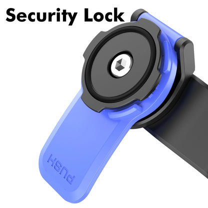 Motorcycle Phone Mount, Anti-Shake Bike Cell Phone Holder with Vibration Dampener, Quick Release Attach/Detach