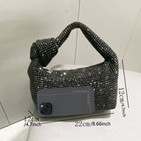 Women's Crystal Rhinestone Evening Clutch Bag – Banquet & Party, 7 Colors