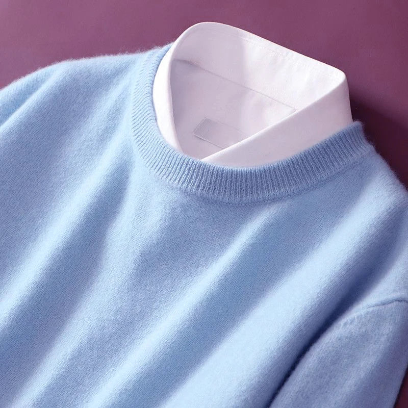Men's Cashmere-Blend Crewneck Sweater