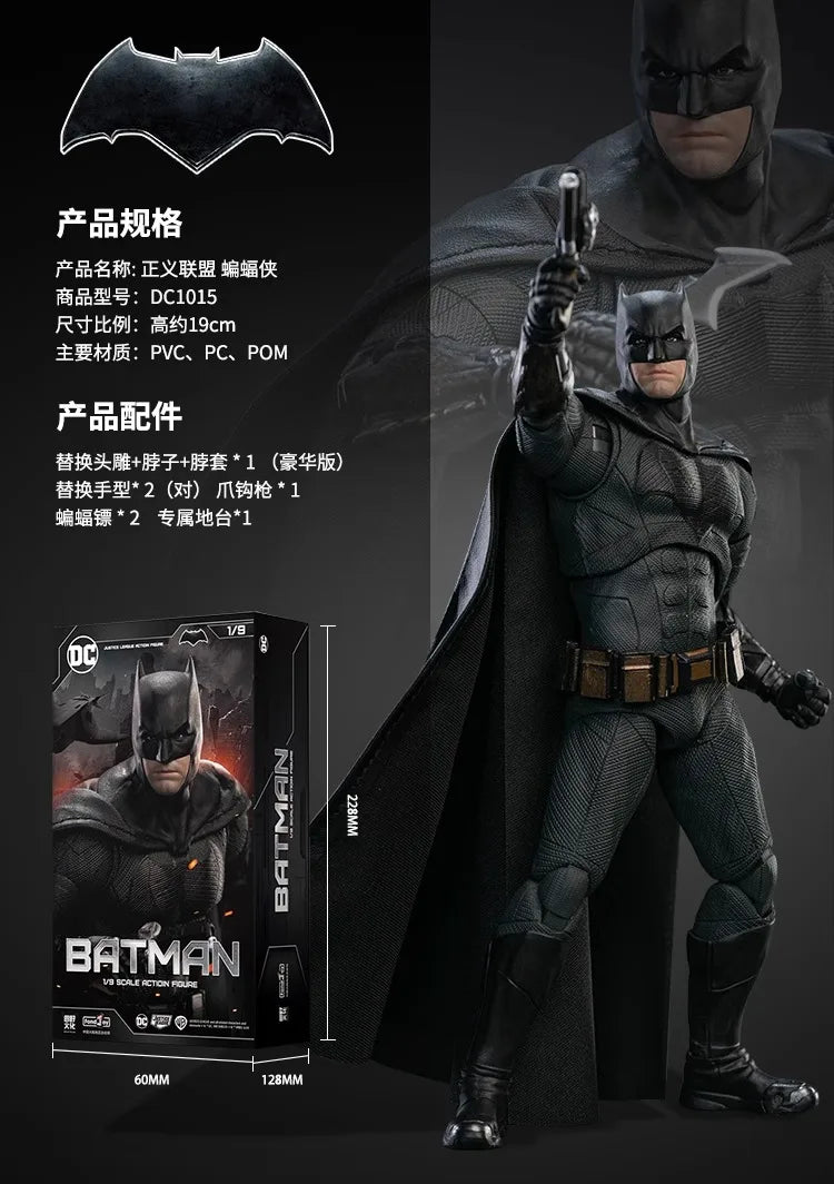 Fondjoy Justice League Ben Batman Figure Superman Batman Wonder Woman Aquaman Mera Anime Figures Collectble Models Toys Gift