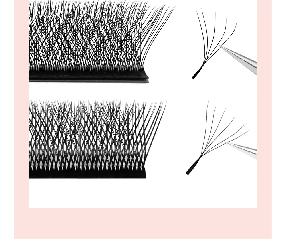 48-Row W-Shape Premade Lash Extensions