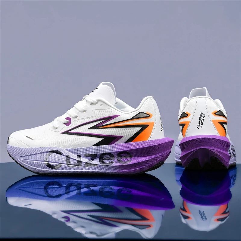 Men's Running Shoes Outdoor Sneakers Breathable Mesh Off-road Luxury shoes Trainer Shoes Couple Cushioning Race Non-Slip Fashion