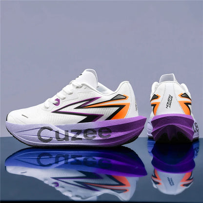 Men's Running Shoes Outdoor Sneakers Breathable Mesh Off-road Luxury shoes Trainer Shoes Couple Cushioning Race Non-Slip Fashion