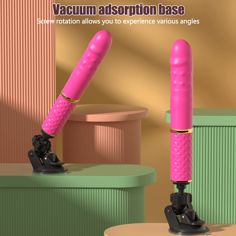 Beginner Sex Machine Telescopic Dildo Vibrator Thrusting Retractable Pussy G Spot Clitoral Anal Stimulation Sex Toys For Women