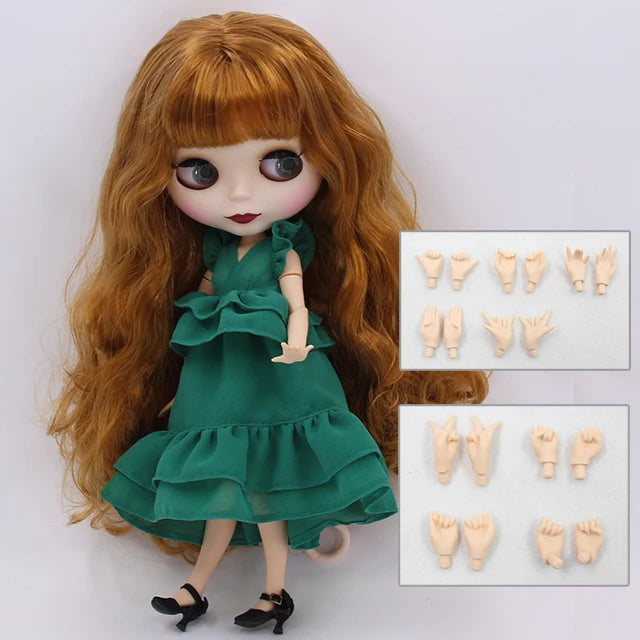 ICY DBS Blyth doll bjd joint body white black skin temperament skirt casual sports skirt 1/6 toy 30 cm girl gift anime SD
