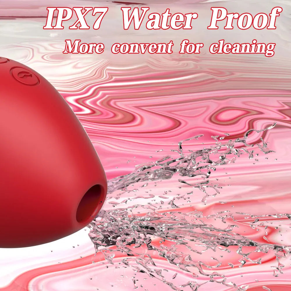 Clit Sucker Adult Sex Toys for Women, Rose Toy Vibrator Sex with 5 Suction & Vibration Modes, G Spot Vibrator for Couples