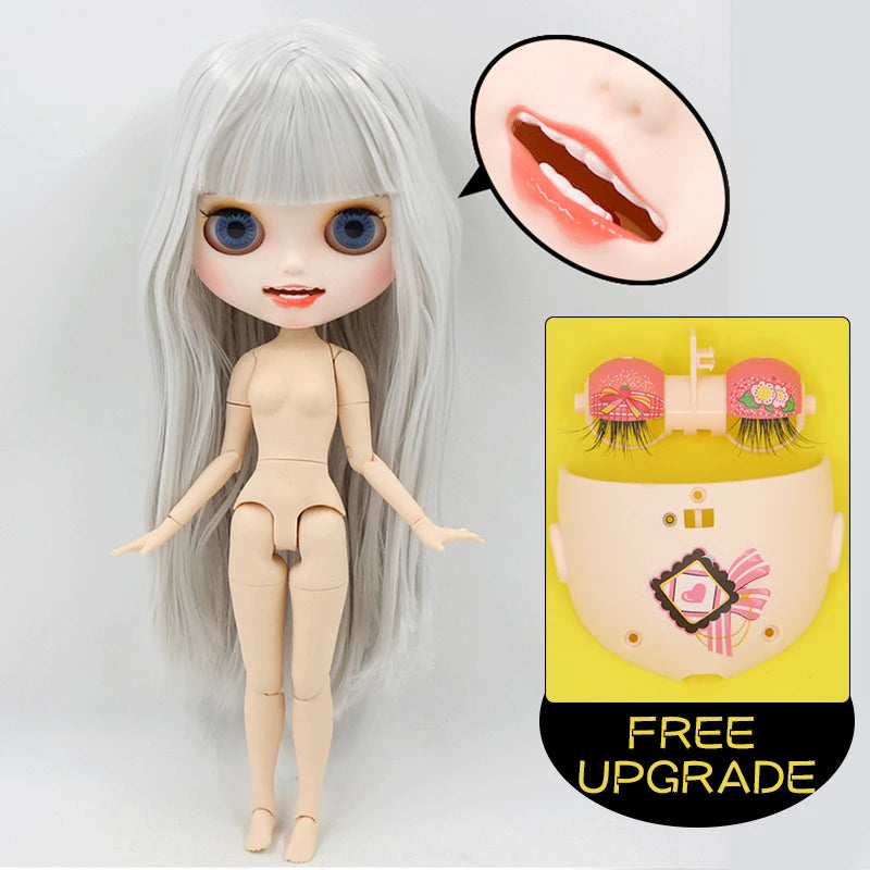 ICY DBS Blyth Doll 1/6 bjd ob24 toy joint body white skin custom doll customized face matte face 30cm toy girls gift