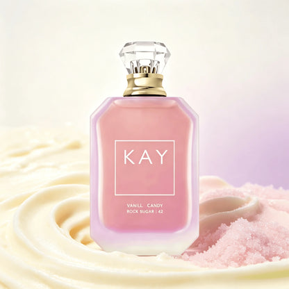 Kaysali Vanilla Candy Rock Sugar | 42 Eau De Parfum Perfume Spray 100ml, Long‑Lasting Sweet Gourmand Vanilla Fragrance, Luxury Women Scent, Brand New Sealed, Holiday Birthday Gift