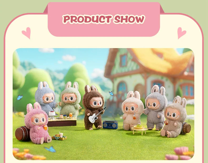 LABUB 1.0 Sweet Macaron Series-POP MART: 100% Genuine Figure, Blind Box, Sweet Theme, Collecting/Gifting, Hot Trend!