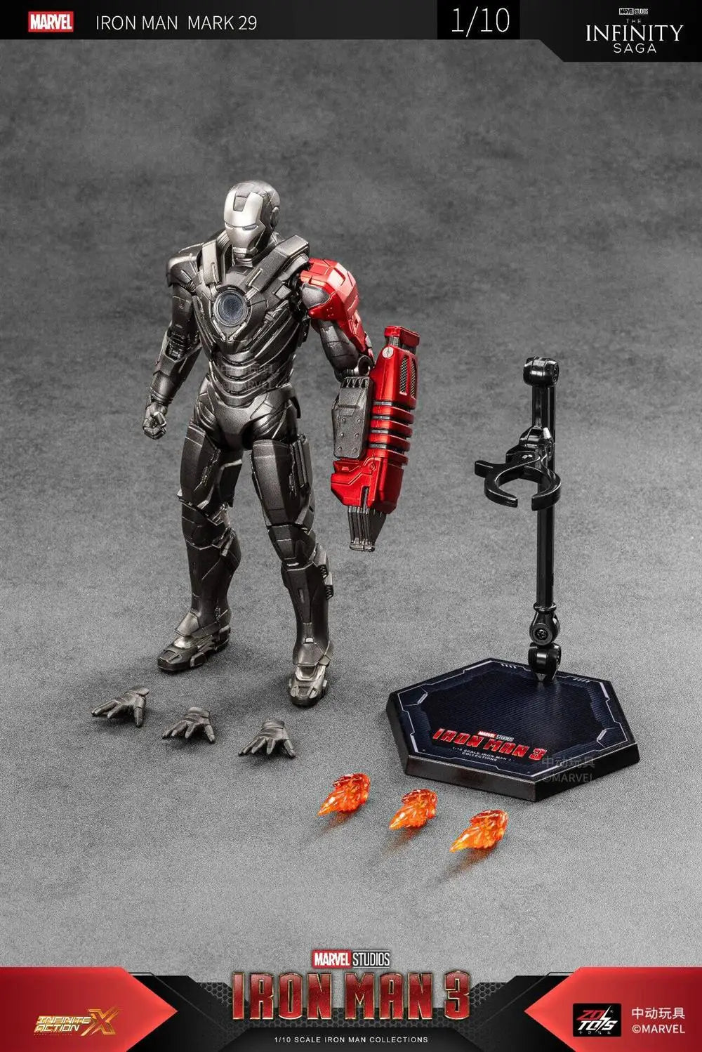 Marvel ZD Toys Iron Man Figure M29 Action Figure Collections Gift