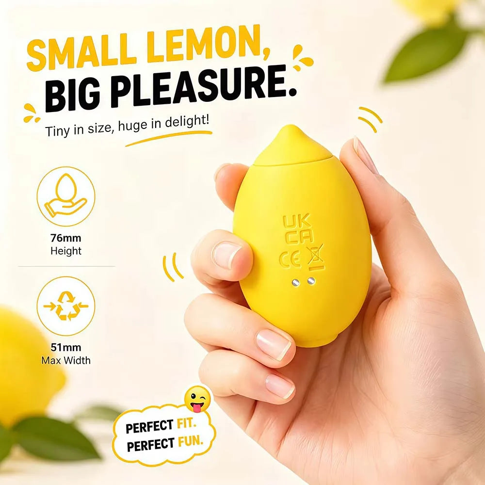 Clitoris Sucking Lemon Vibrator for Women 10 Speed Vacuum Sucker Nipple Stimulator Oral Clit Suction Massager Female Sex Toys