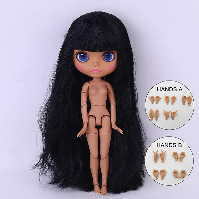 ICY DBS Blyth Doll BJD Joint Body dark Skin Set 1/6  30cm Girl  Gift Anime SD