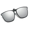 Polarized Clip On Sunglasses Men Car Driver Goggles UV400 Sun Glasses Anti Glare Vintage Square Glasses