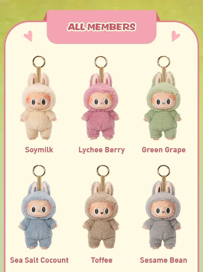 LABUB 1.0 Sweet Macaron Series-POP MART: 100% Genuine Figure, Blind Box, Sweet Theme, Collecting/Gifting, Hot Trend!