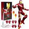 ZD Toys Iron Man Series Joint Movable MK1 MK2 MK3 MK4 MK5 MK6 MK7 MK42 MK43 MK50 Movie Action Figure 7 Inches Mark Dolls