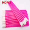 100PCS Lip Brushes Makeup Brush Eyelashes Extension Applicator Lipstick Wands Set For Woman Cosmetic Colourful Make Up Tools
