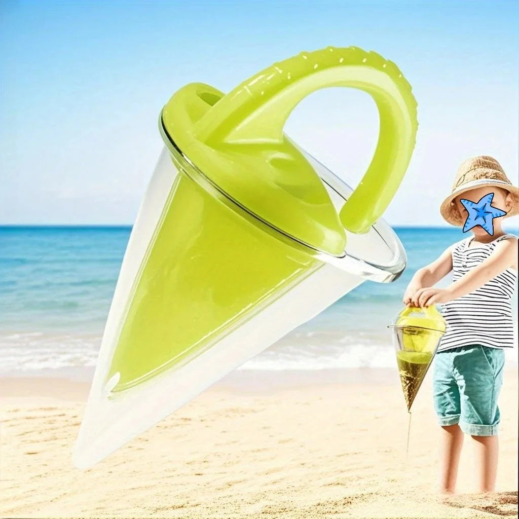 1pc Beach Sand and Water Mixing Funnel, Easy-to-Use Sand Castle Tool, Boredom-Busting Interactive Toy, Summer Seaside