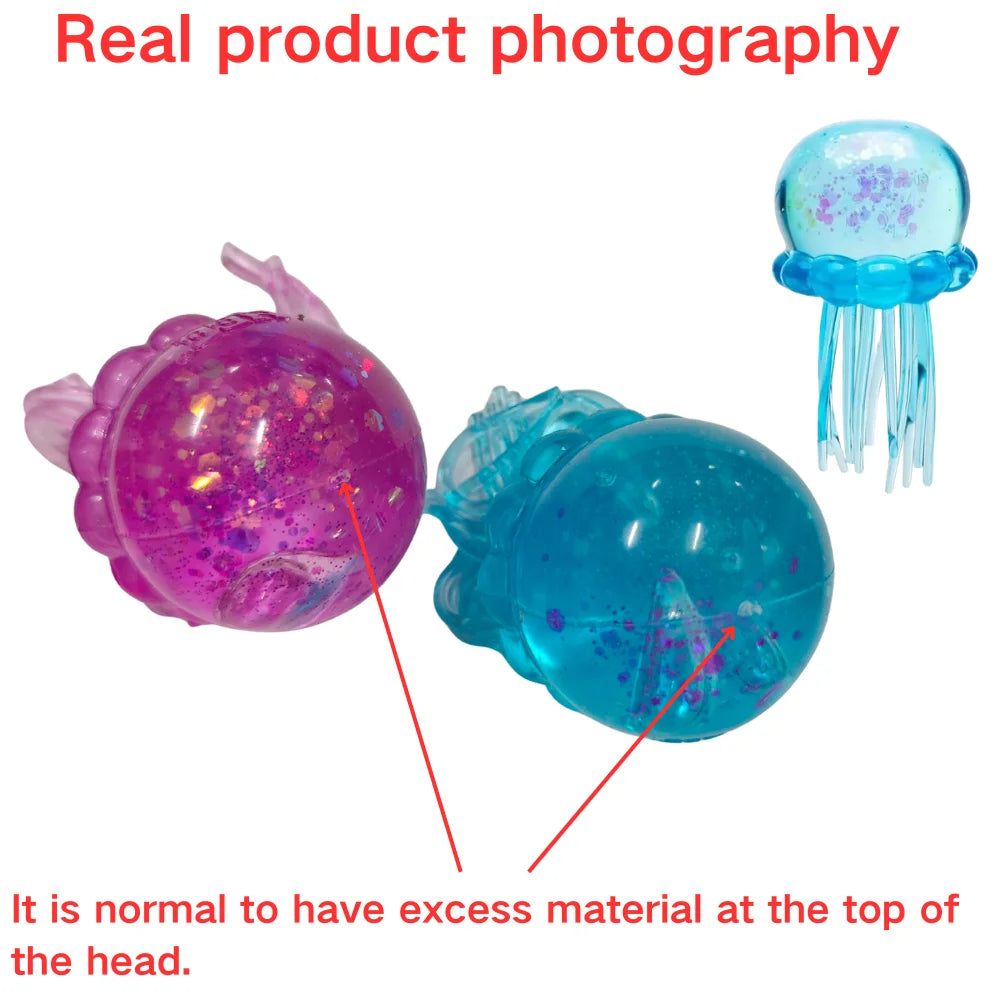 Trending Nee Doh Jellyfish & Cube Squish Toy, Soft Jelly Squeeze Stress Relief Fidget Toy, Sensory NeeDoh for Kids & Adults