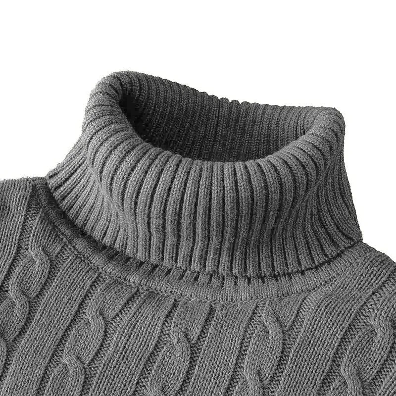 Men's Knit Turtleneck Pullover