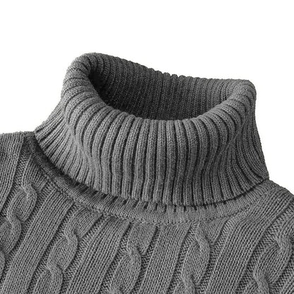 Men's Knit Turtleneck Pullover