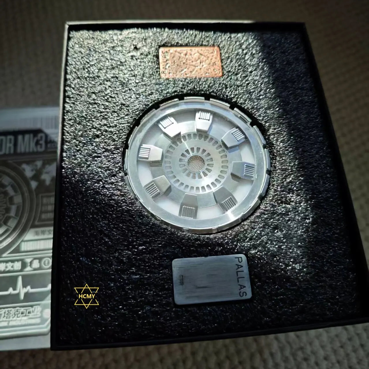 Iron Man Arc Reactor MK3 Generations Tony Stark Hcmy Edition stark industries Figure Led Light Palladium Element Chest Lamp