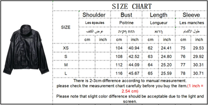 TFMLN 2025 Women Faux Leather Loose Jacket High Street Stand Collar Long Sleeve Coat Fashion Causal Zipper Outwear Autumn Winter