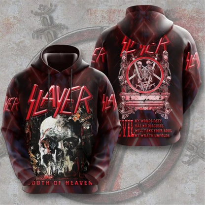 3D Rock Graphic Streetwear Hoodie