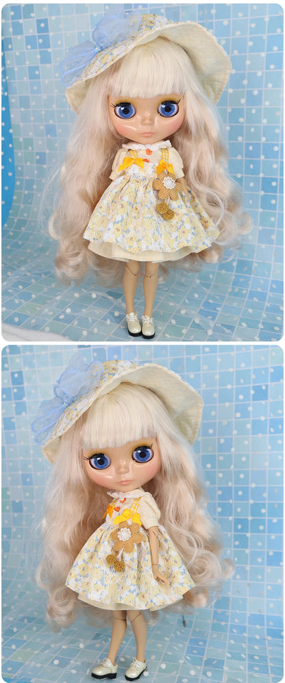 ICY DBS Blyth Doll 1/6 Clothing Joint Body Princess Dress Casual Clothing Toy Gift