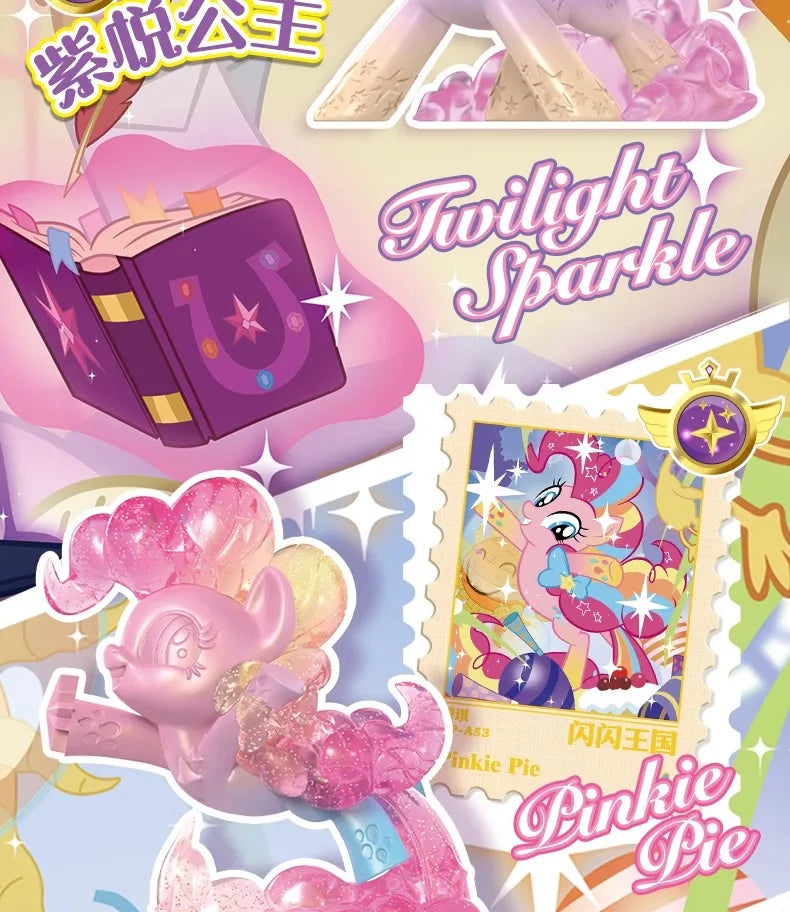My Little Pony Blind Box Unicorn Twilight Sparkle Magic Rubber Doll Cartoon Creative Eraser Doll Girl Play Toy Gifts